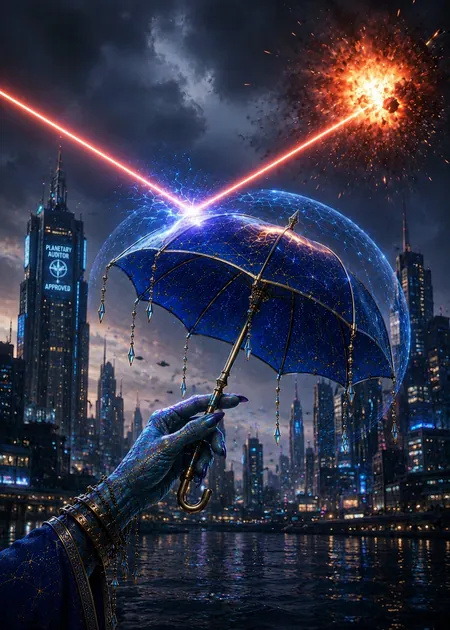 Galaxian Umbrella